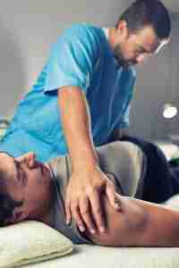 Physiotherapist Working With Patient Back Ppcvdxh