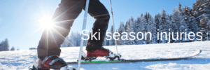 Ski season injuries
