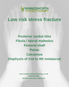 Low Risk Stress Fracture